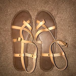 Tan sandals